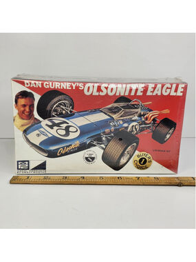 SEALED MPC 1/25 Model Kit Dan Gurney's Olsonite Eagle #6026 Grand Prix 1995 VTG